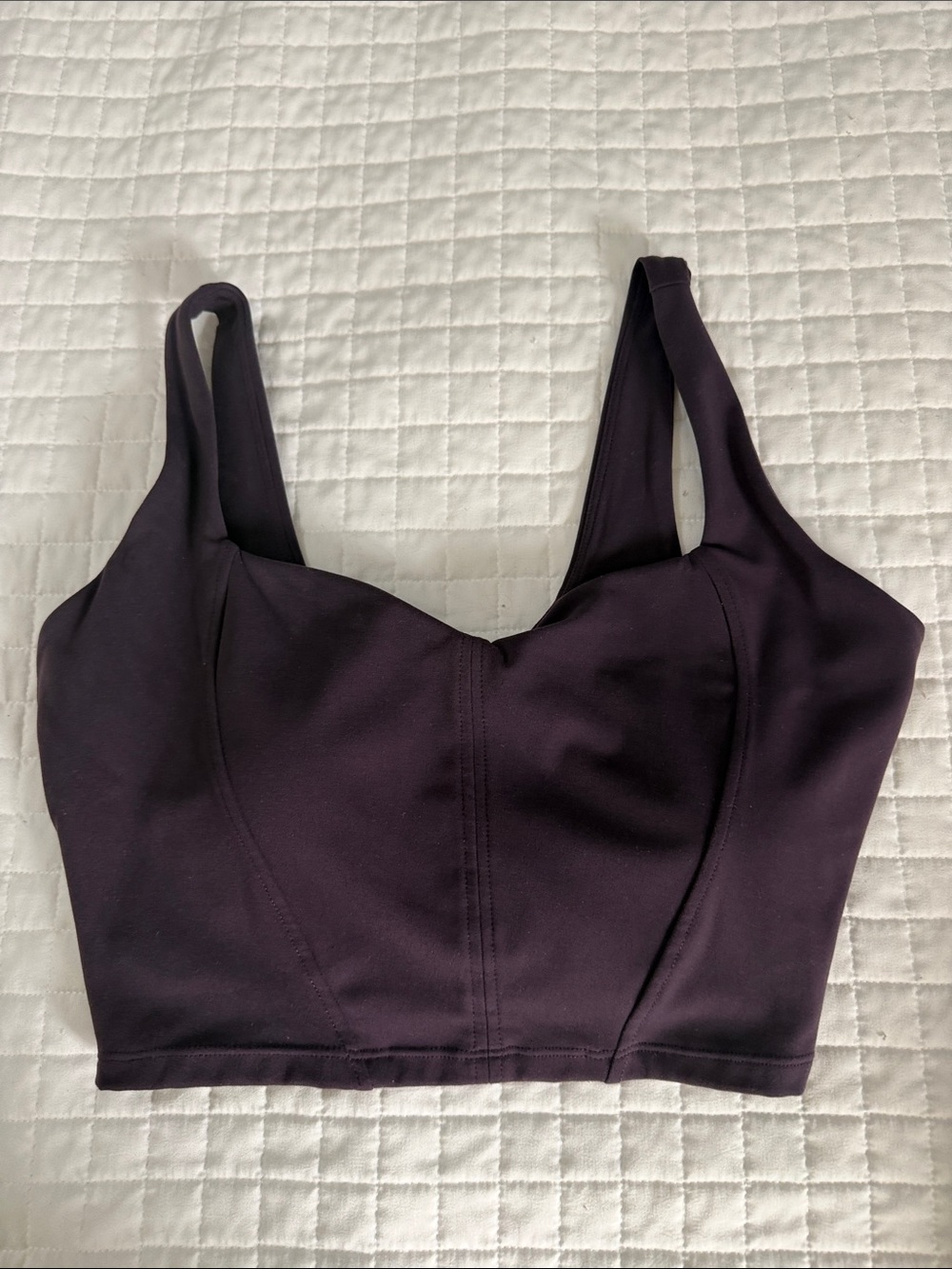 BuffBunny Longline Bralette in Plum